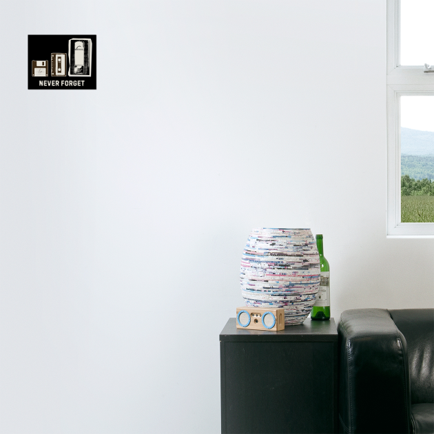 Never Forget | Floppy Disk, Cassette, VHS Tape by The WYLD Tribe